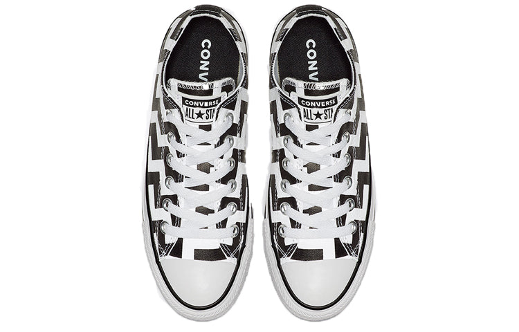 (WMNS) Converse Chuck Taylor All Star Low Top Canvas Black White Stripe 'Black White' 565438C