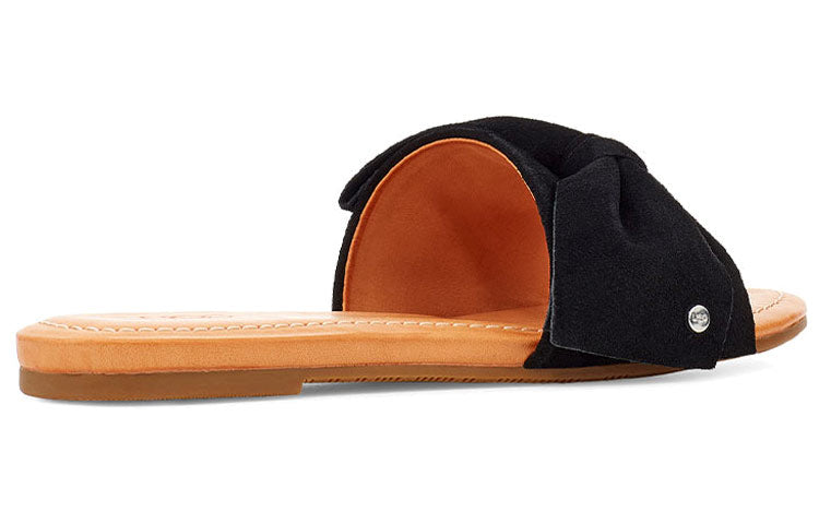(WMNS) UGG Deanne Black Slippers 1109971-BLK
