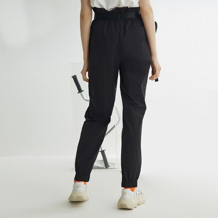 (WMNS) FILA FUSION Belt Casual Jogger Pants Black T11W023802F-BK