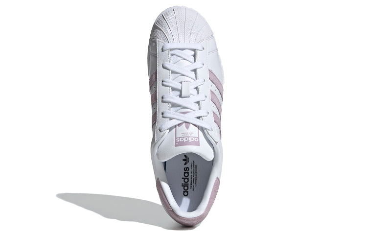 (WMNS) adidas originals Superstar 'White/Purple' EE7400