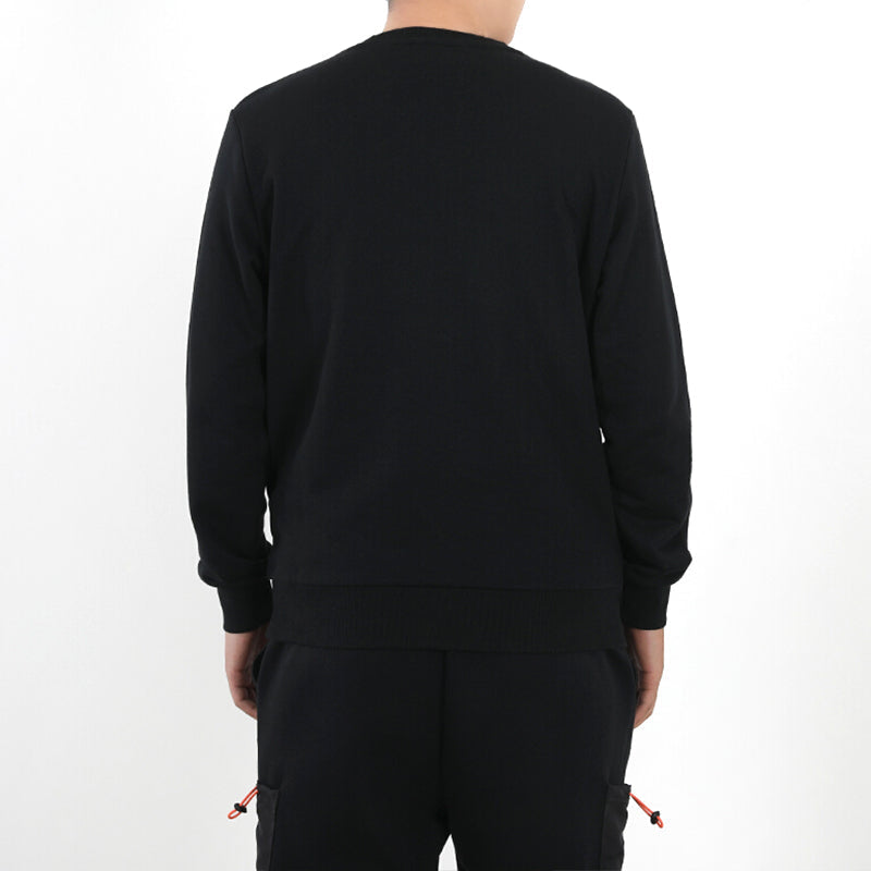 PUMA Classics Printed Pullover Fleece Men Black/Gold 599296-56