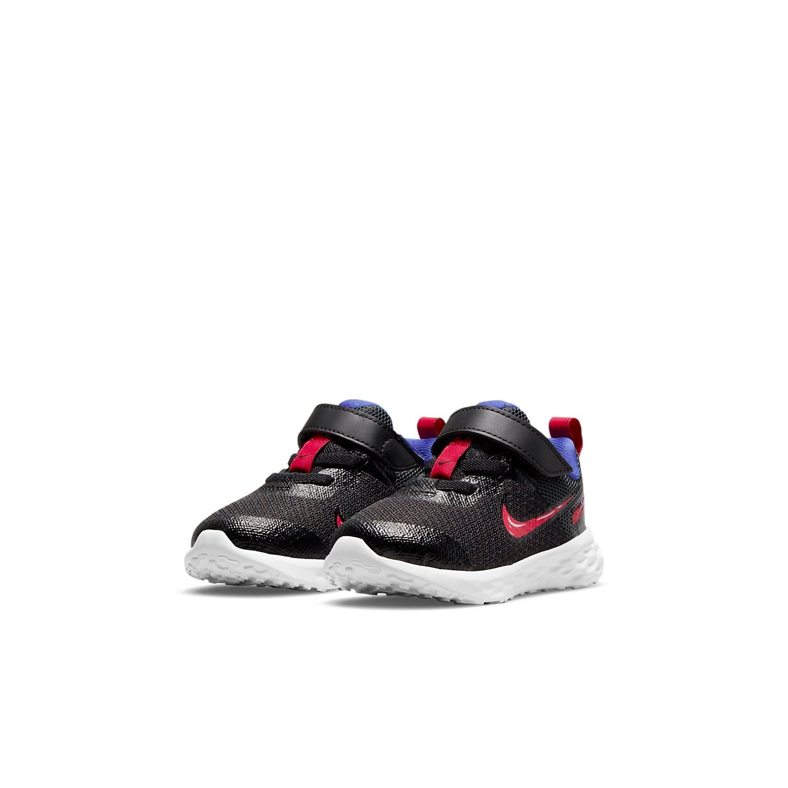 (TD) Nike Revolution 6 Low-Top Running Shoes Black/Red/Purple DD1105-013