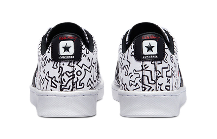 Converse Keith Haring x Pro Leather 'White Black' 171857C