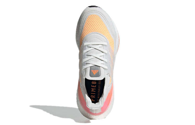 (WMNS) adidas Ultraboost 21 'White Acid Orange' FY0400