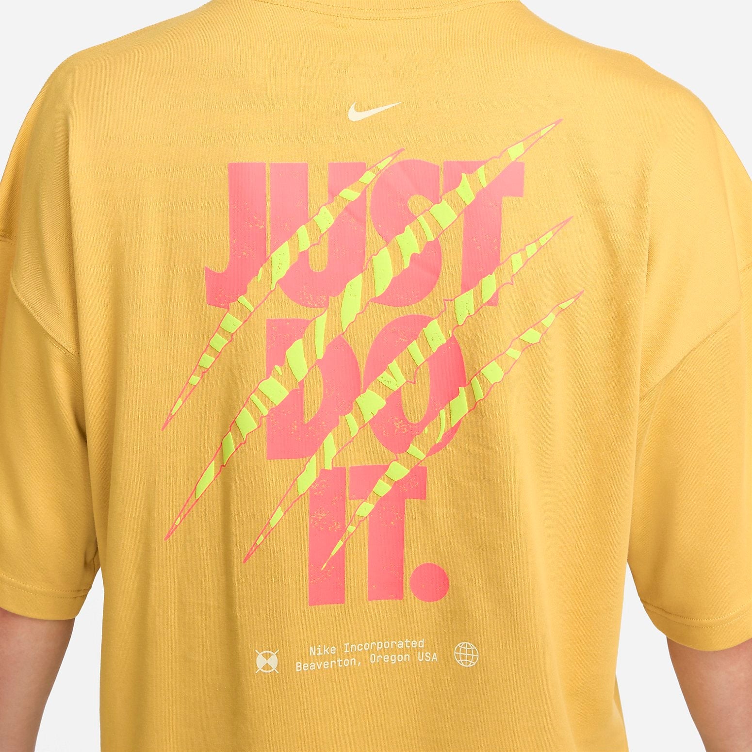 Nike Just Do It Brandriffs T-Shirt 'Yellow' FB9818-725