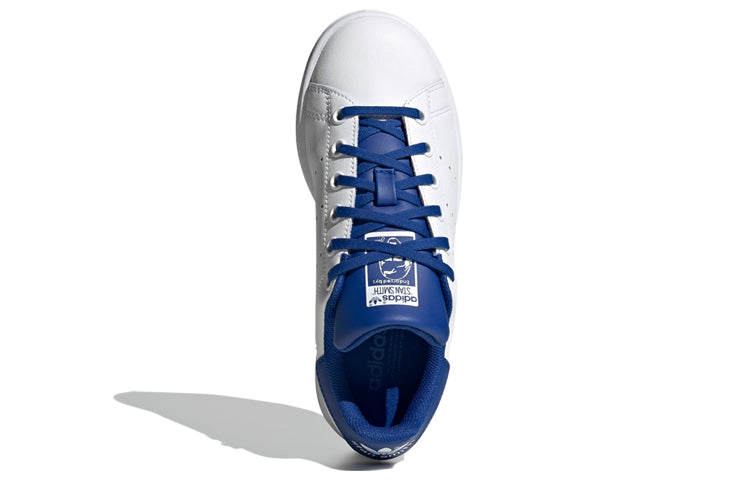 (GS) adidas Stan Smith J 'White Royal Blue' FW4492