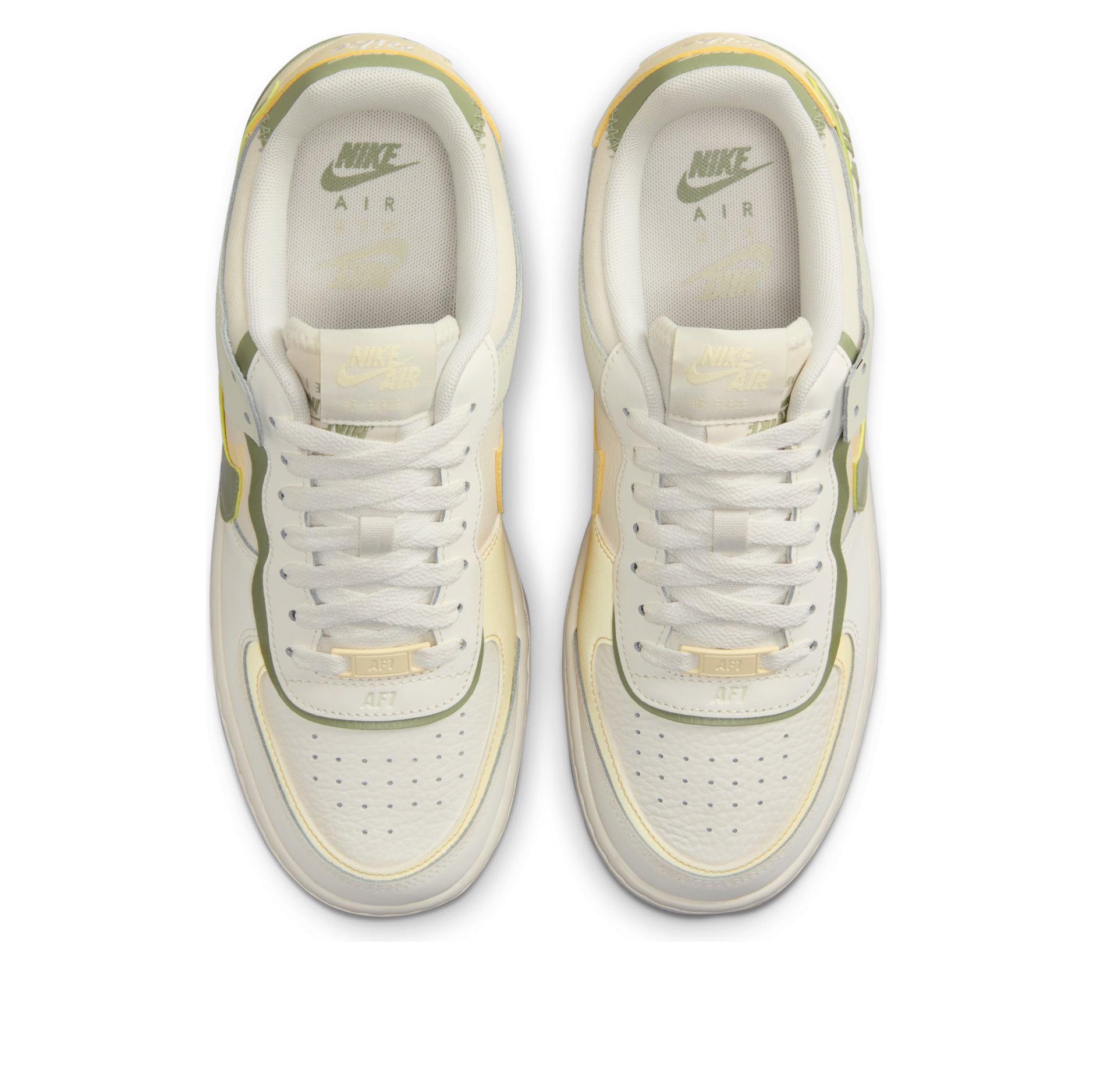(WMNS) Nike Air Force 1 Shadow 'Pale Ivory Oil Green' FN6335-101