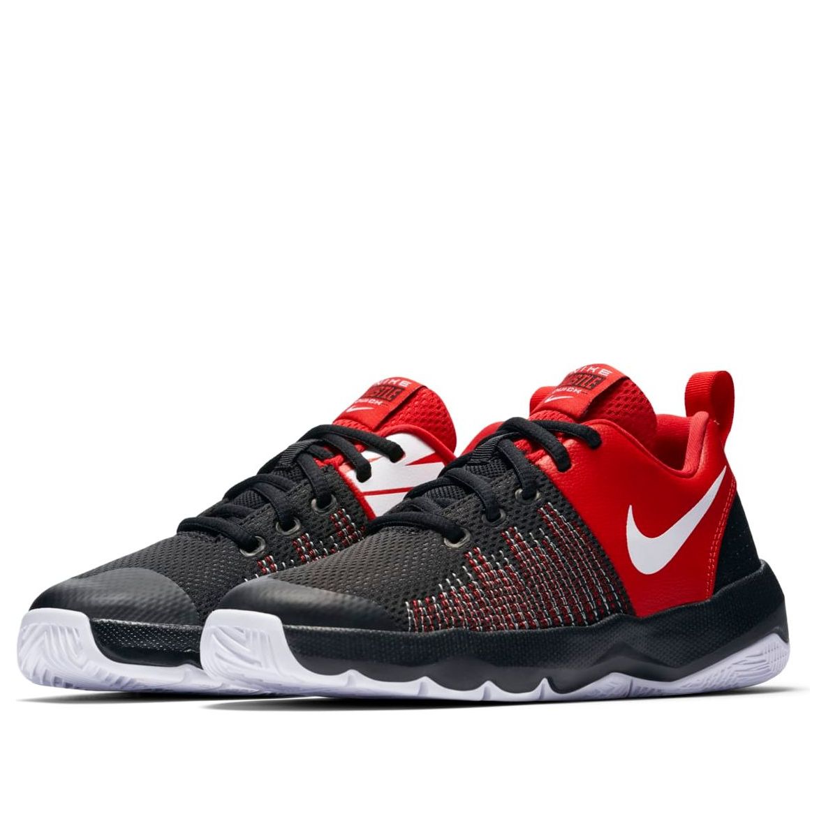 (GS) Nike Team Hustle Quick 'Black Red' 922680-002