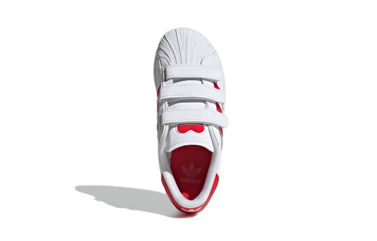 (PS) adidas originals Superstar Cf C Red/White FZ0643