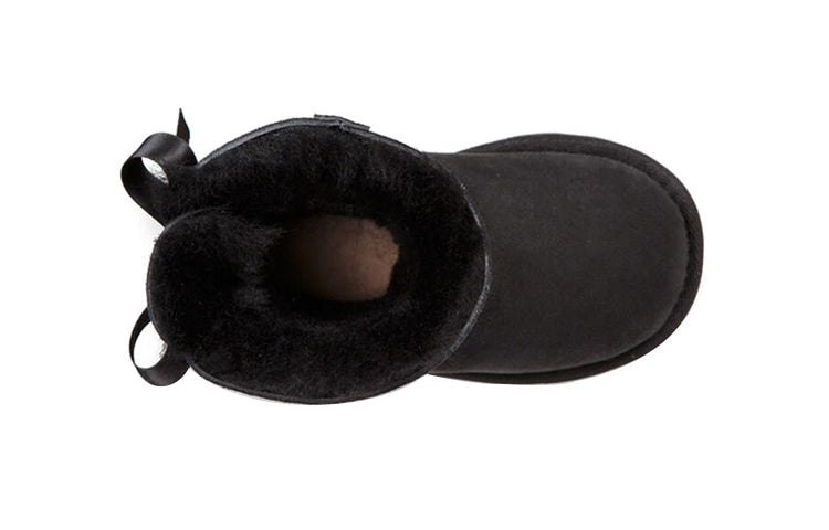 (PS) UGG Mini Bailey Bow II Snow Boots Black 1017397T-BLK