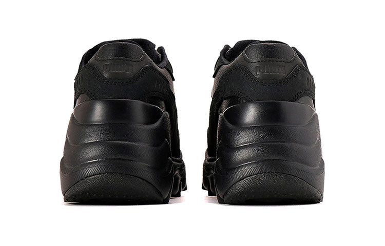 (WMNS) PUMA Pulsar Wedge Sly 'Triple Black' 375985-01