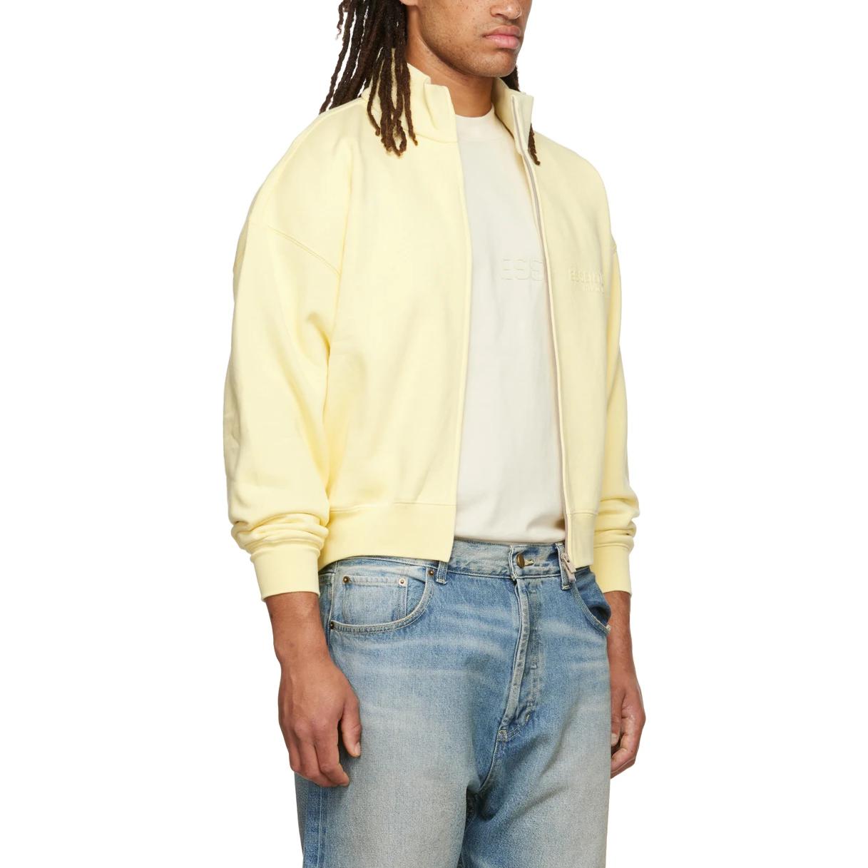 Fear of God Essentials FW22 Full Zip Jacket 'Canry' FOG-FW22-323