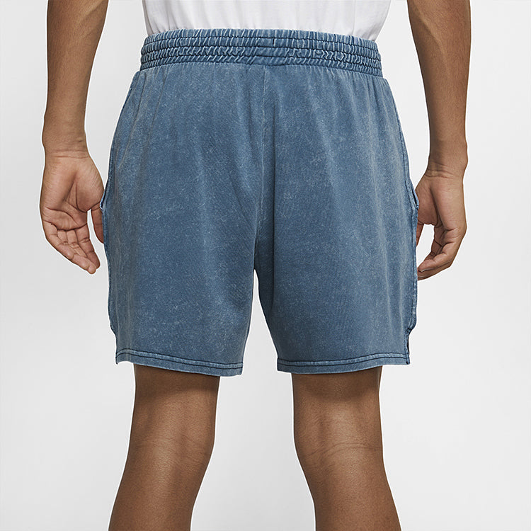 Nike Sportswear Knit Washed Shorts Blue CV4356-442