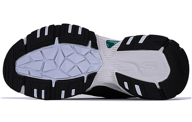 (WMNS) Skechers Stamina V2 'Black Teal' 149510-BKGR