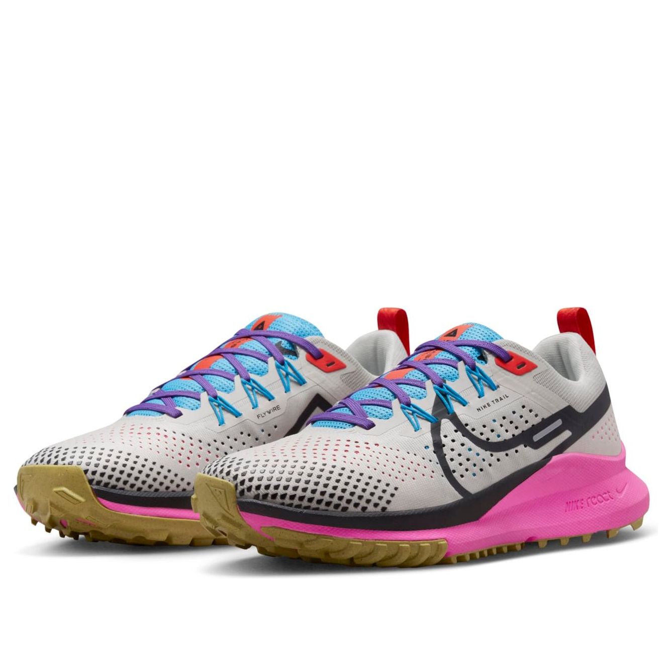 (WMNS) Nike React Pegasus Trail 4 'Light Orewood Pink Blue' FD0876-100