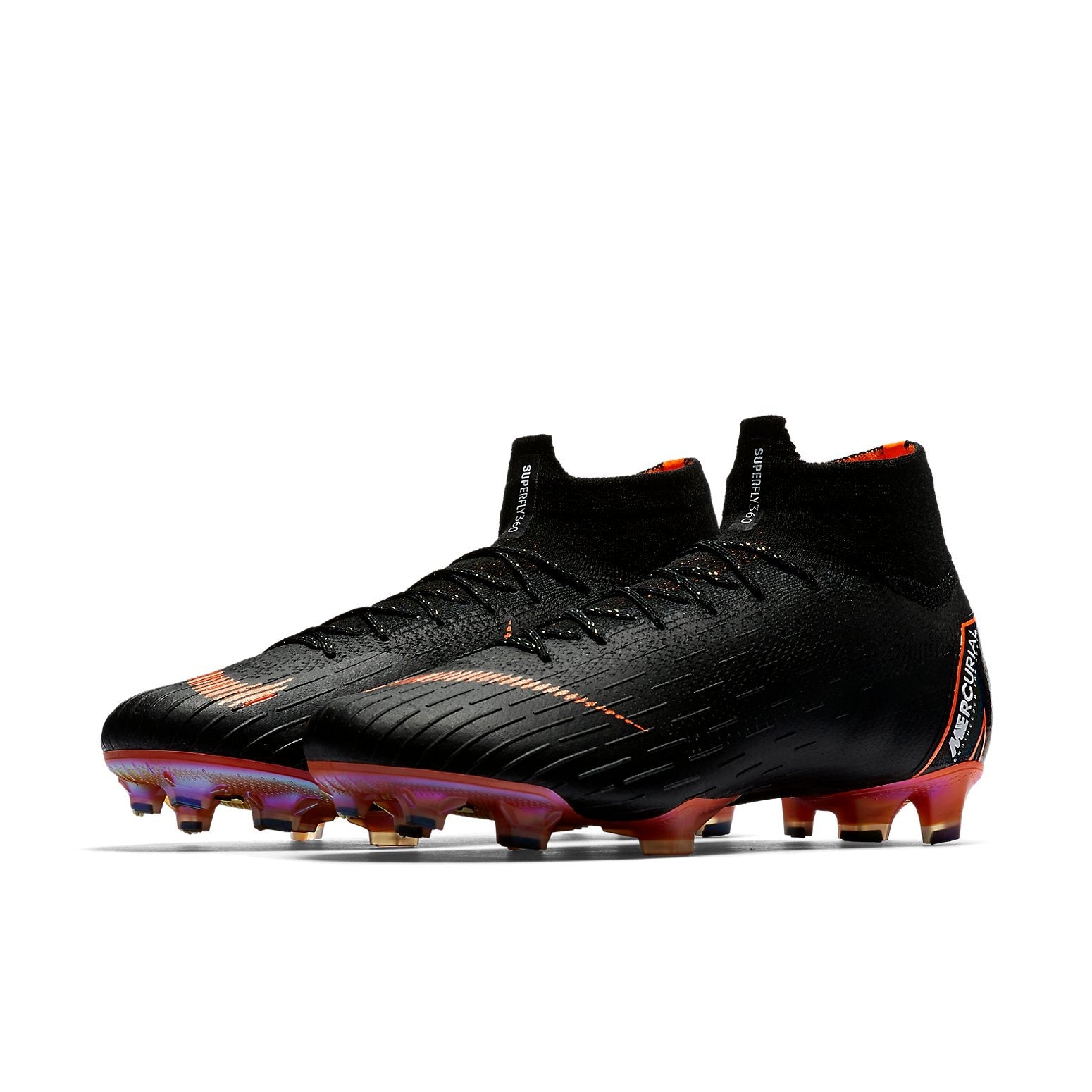 Nike Mercurial Superfly 6 Elite FG 'Black Total Orange' AH7365-081