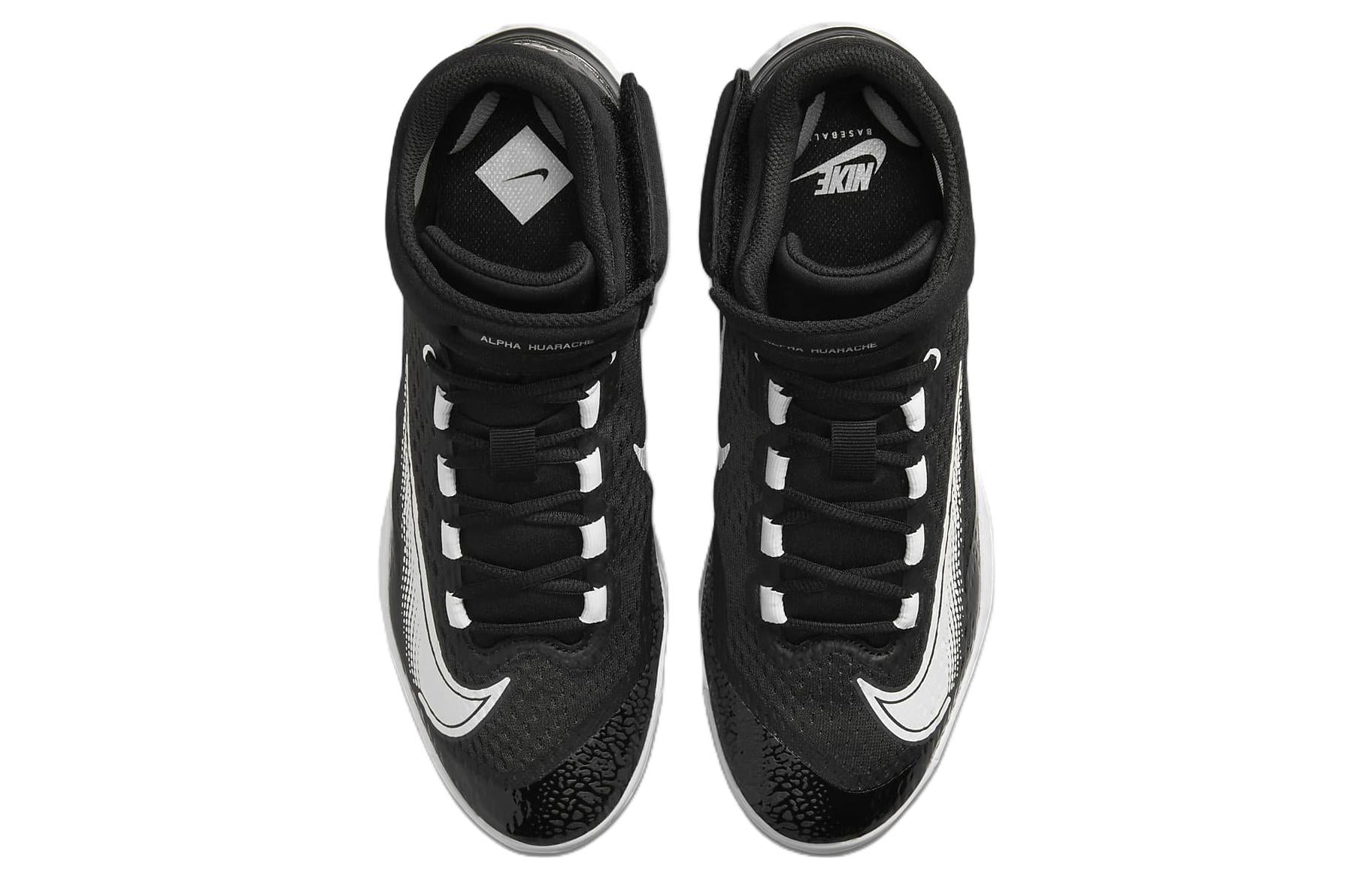 Nike Alpha Huarache Elite 4 Mid 'Black Dark Smoke Grey' DJ6520-011