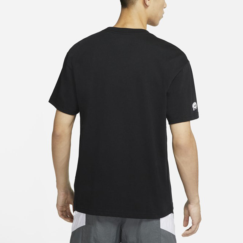 Nike Sportswear Max 90 Embroidered Sports Round Neck Short Sleeve Black DA2389-010