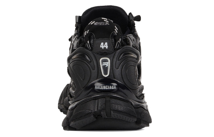 Balenciaga Runner Sneakers 'Black Mesh and Nylon' 656065W3RA11000