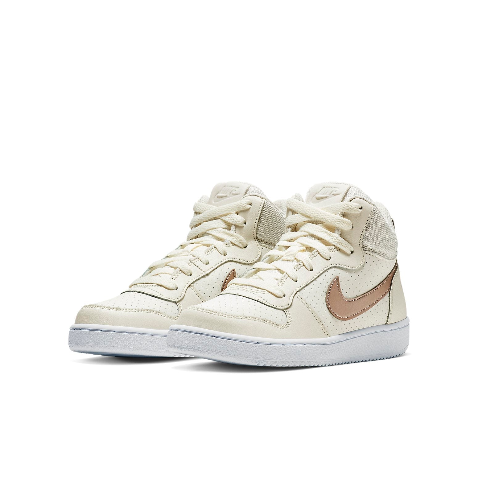 (GS) Nike Court Borough Mid Golden 845107-007