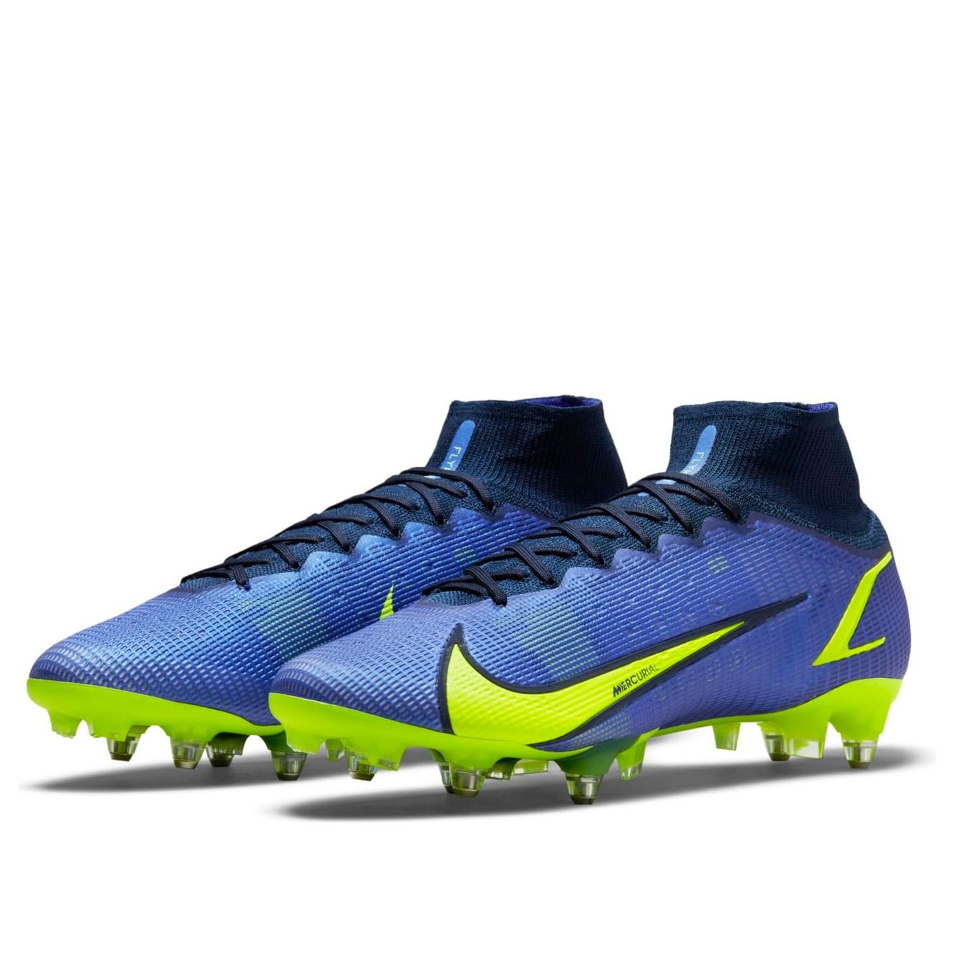 Nike Mercurial Superfly 8 Elite Sg-pro AC Soccer Shoes 'Blue Neon Green' CV0960-574