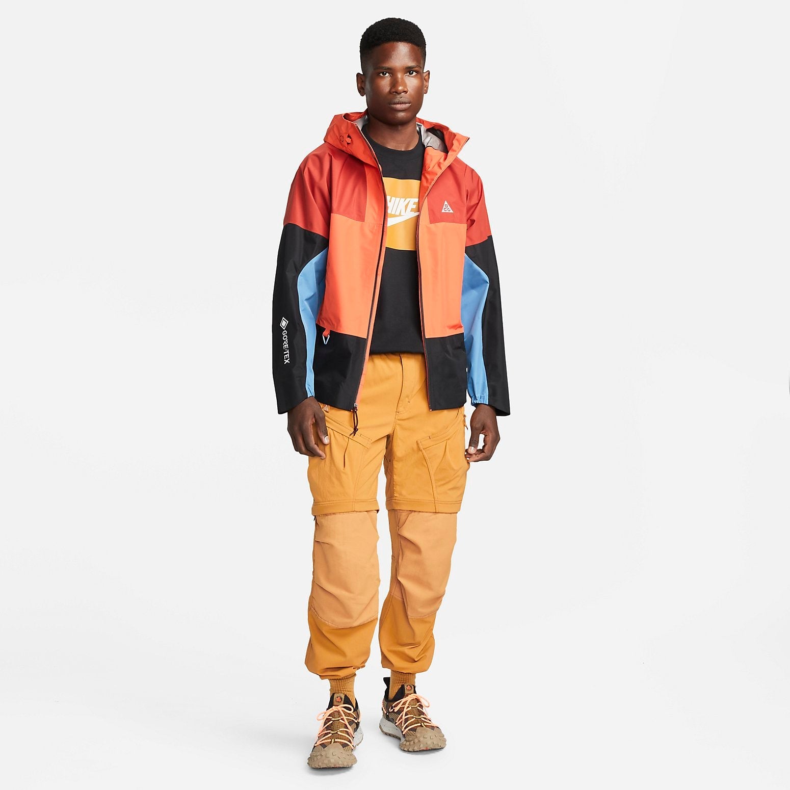 Nike ACG High Box Logo Tee 'Black Orange' DR7755-010