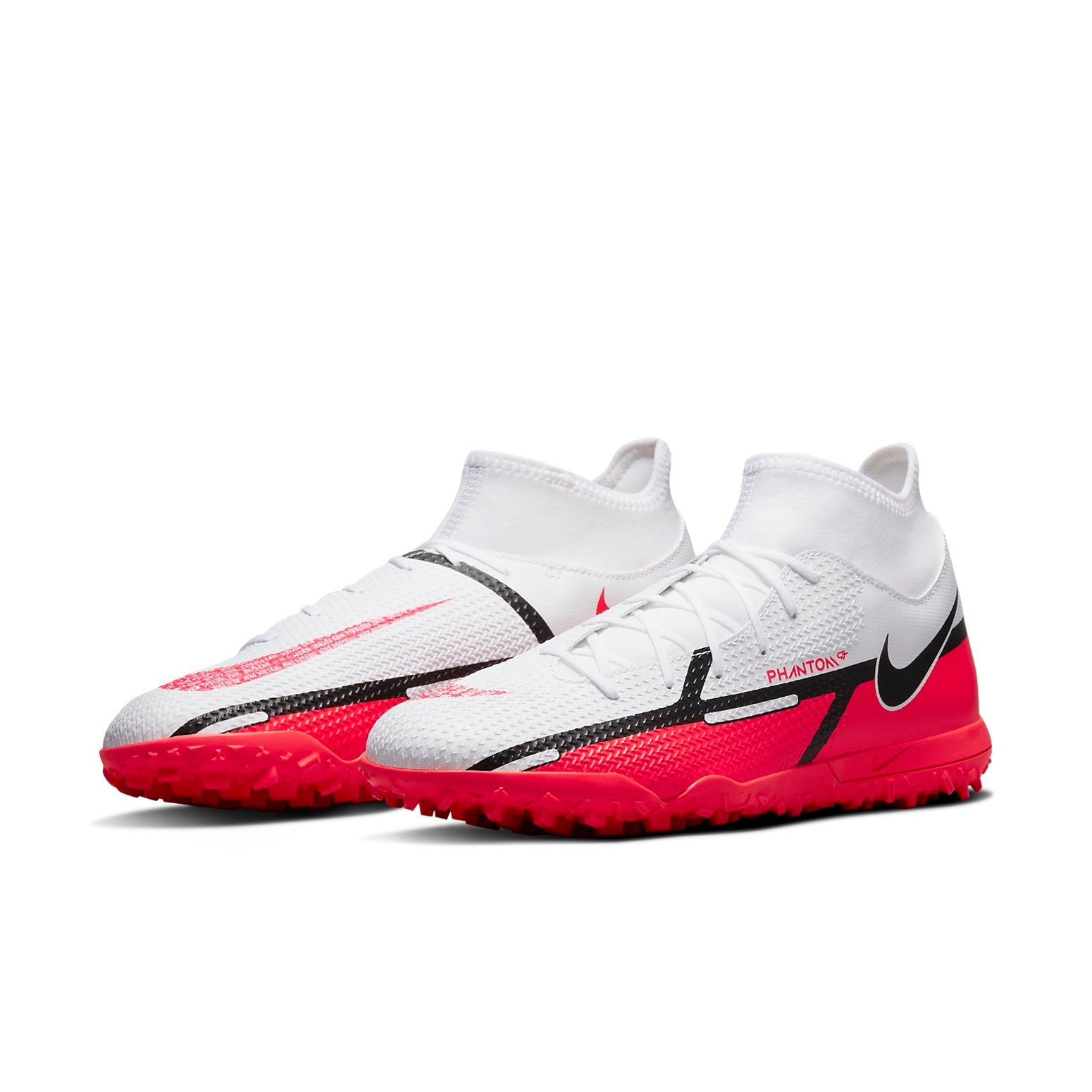 Nike Phantom GT2 Club DF TF 'White Bright Crimson Black' DC0820-167