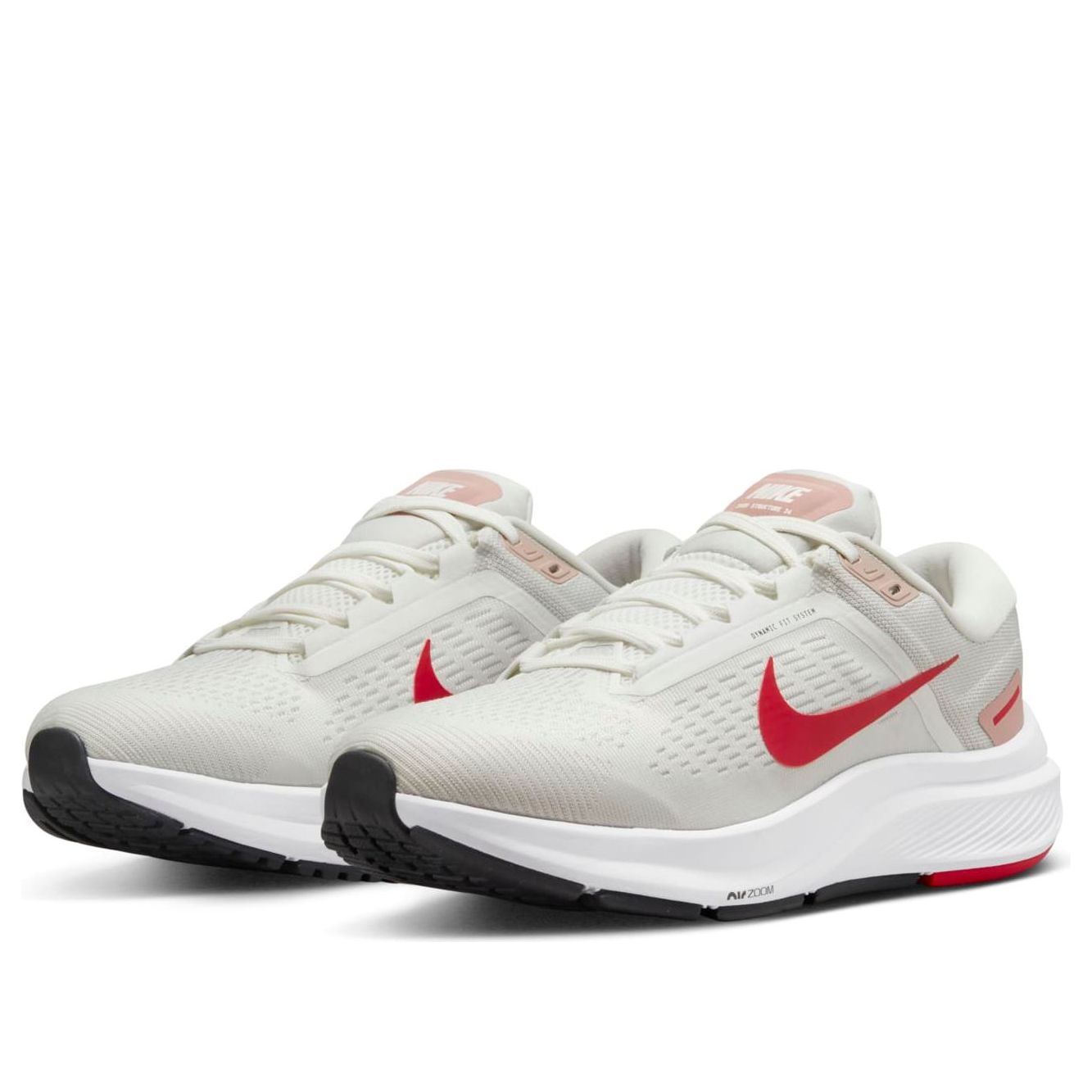 (WMNS) Nike Air Zoom Structure 24 Low 'White Red' DA8570-104