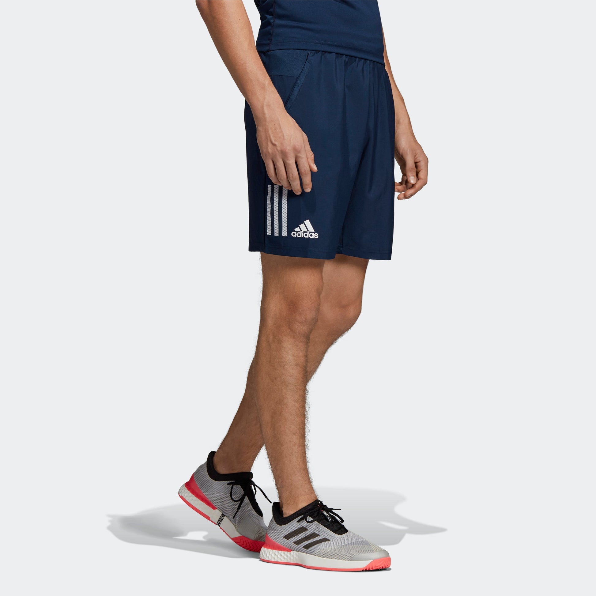 adidas Club 3str Short Tennis Ball Training Sports Short Pant Male Blue DU0875