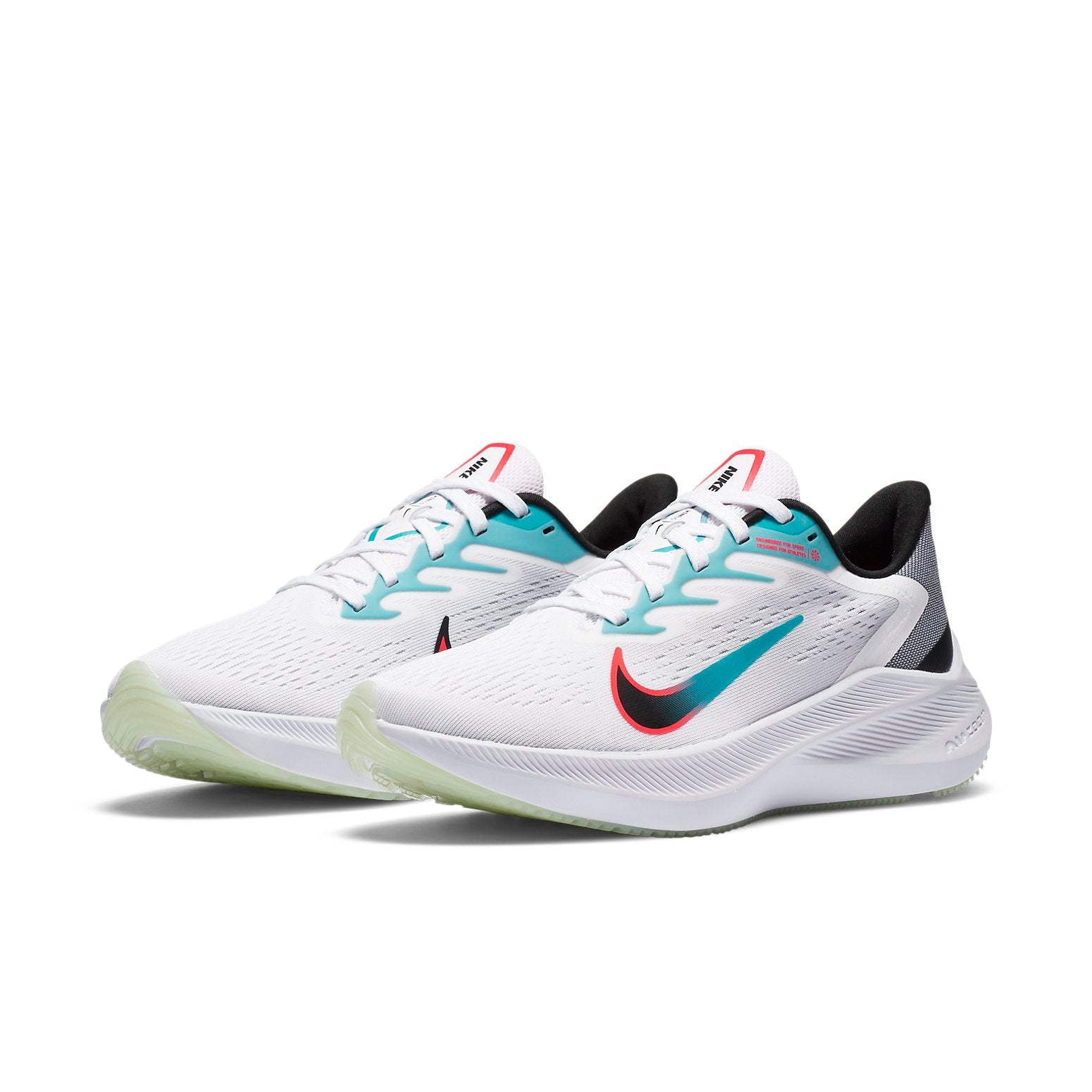 (WMNS) Nike Air Zoom Winflo 7 'White Flash Crimson' CJ0302-102