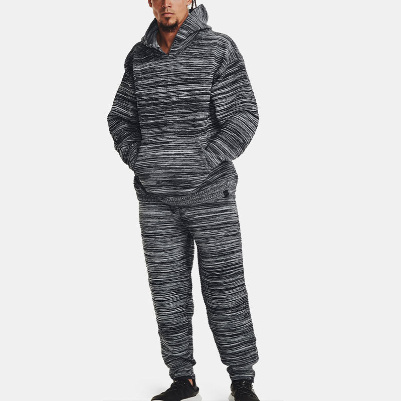 Under Armour RUSH IntelliKnit Hoodie 'Black White' 1376634-012