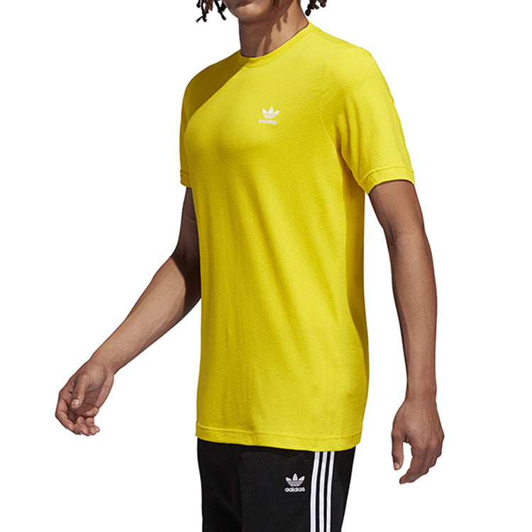 adidas originals Round Neck Pullover Short Sleeve Yellow FN2839
