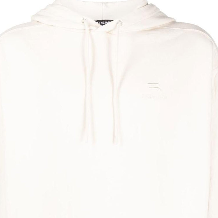 Balenciaga Sporty Oversized Drawstring Hoodie 'White' 600583TLVA19080