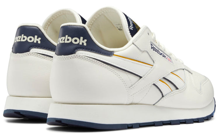 Reebok Classic Leather Breathable Wear-Resistant Shoes/Sneakers Unisex Creamy White GZ7338