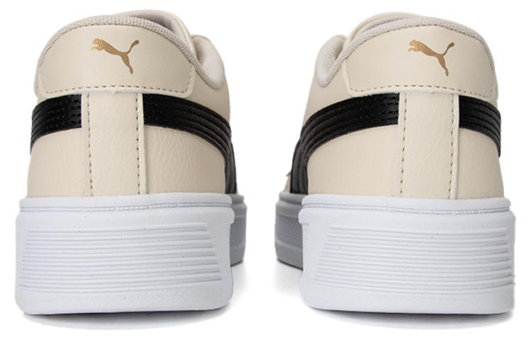 (WMNS) PUMA Platform Sneakers 'Beige Black' 390758-08