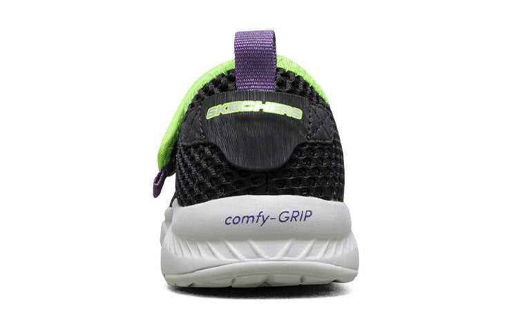 (GS) Skechers Comfy Grip 'Black Green' 660059L-BKLM