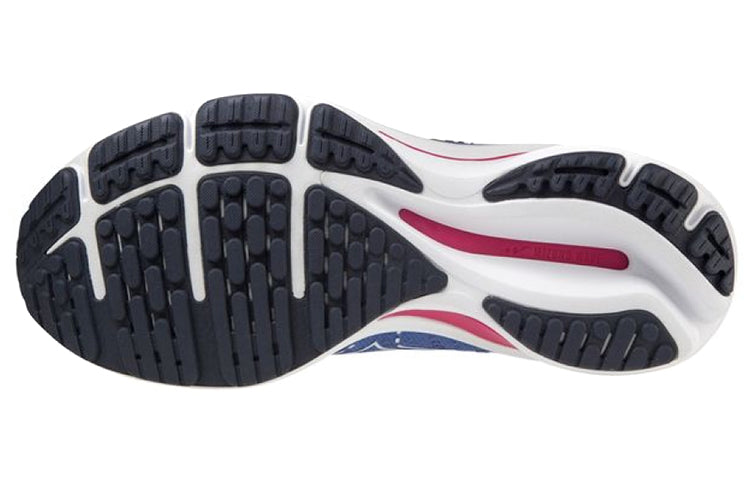 (WMNS) Mizuno Wave Rider 25 Super Wide 'Blue White' J1GD210600