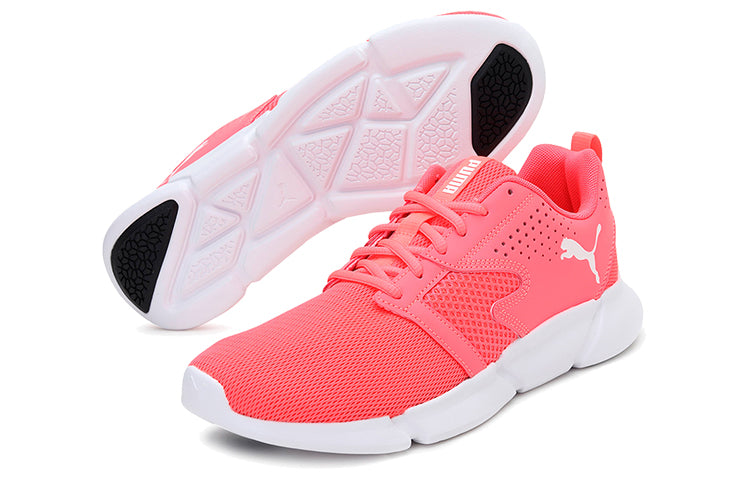 PUMA Interflex Softfoam Modern Low Top Running Shoes Pink/White 192805-11