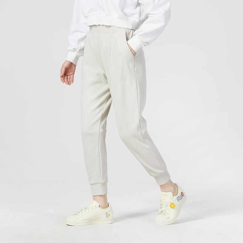(WMNS) adidas Knit Pants 'White' HZ3002