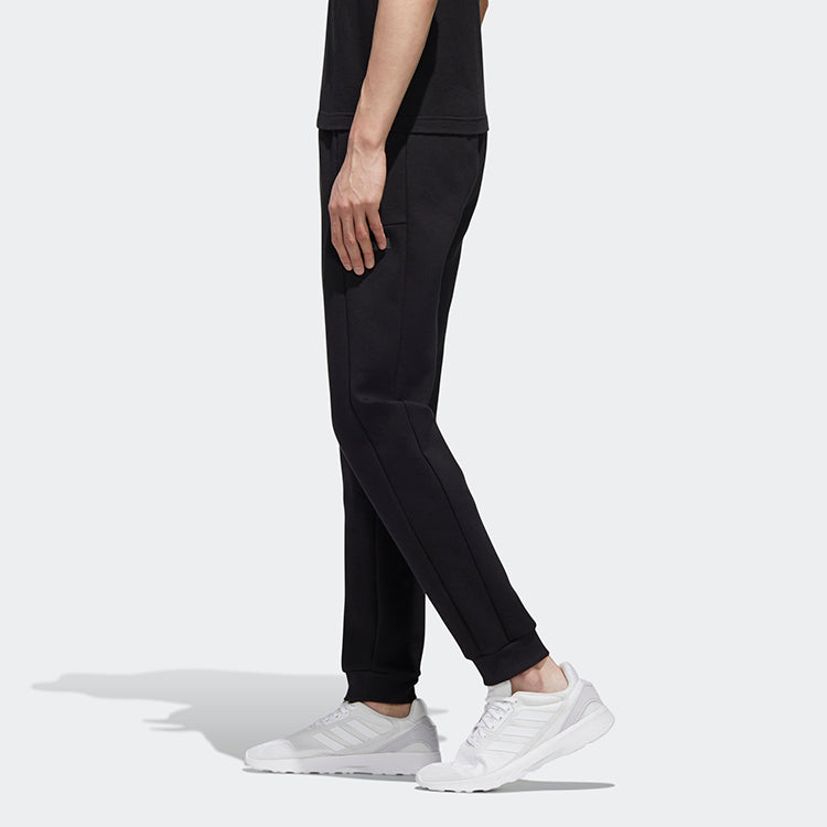 adidas neo M Idnty Cnt Tp Running Athletics Knit Sports Pants Black GJ8748