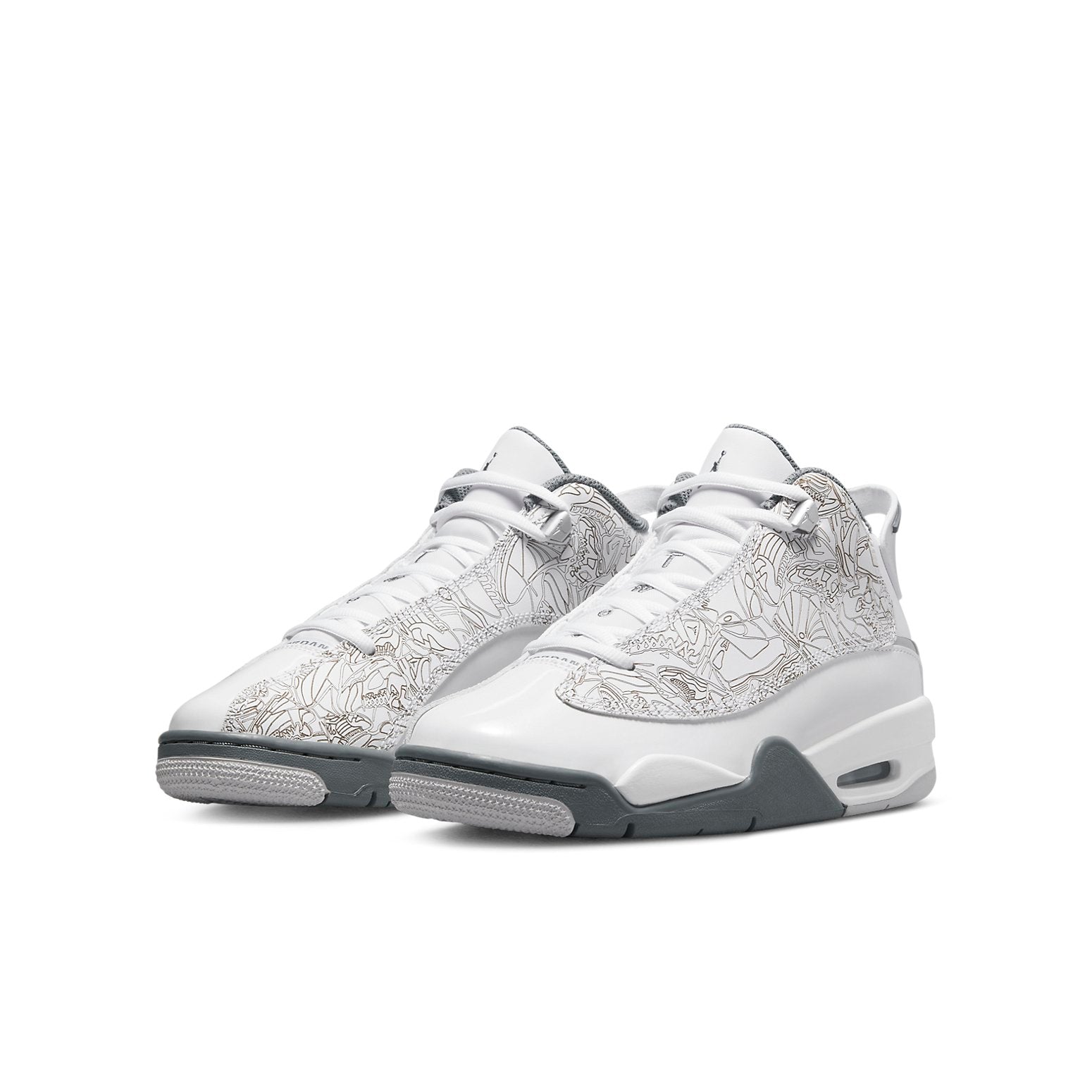 (GS) Air Jordan Dub Zero 'White Cool Grey' DV1360-107