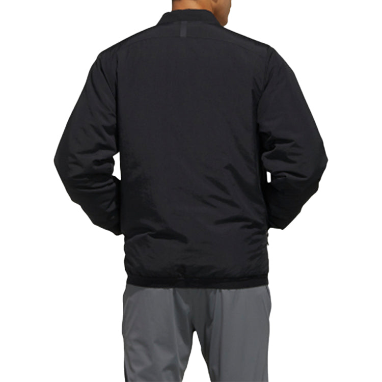 adidas Xplr Ins Bomber Outdoor Sports Solid Color Jacket Black EH4954