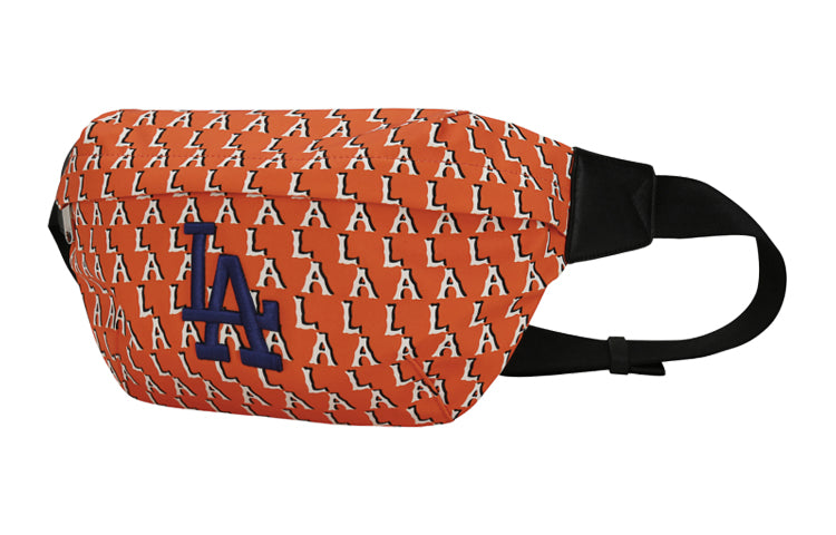 MLB Monogram Series LA Los Angeles Dodgers fanny pack Orange 32BGC4011-07O