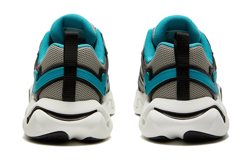 (GS) FILA Retro Running Shoes 'Grey Black Blue' K15B341106FSB