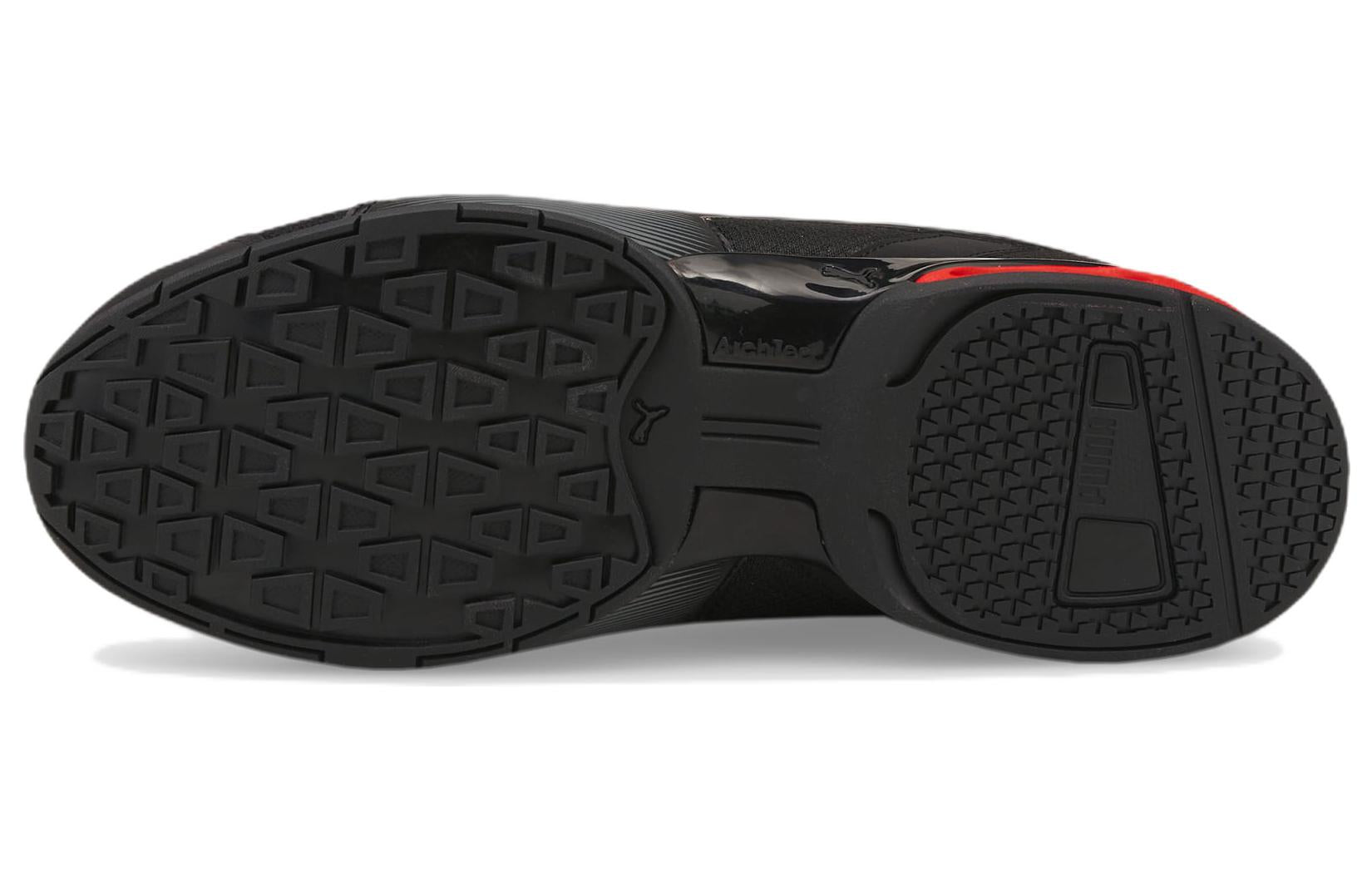 PUMA Tazon 7 Low Tops Black Red 195208-07