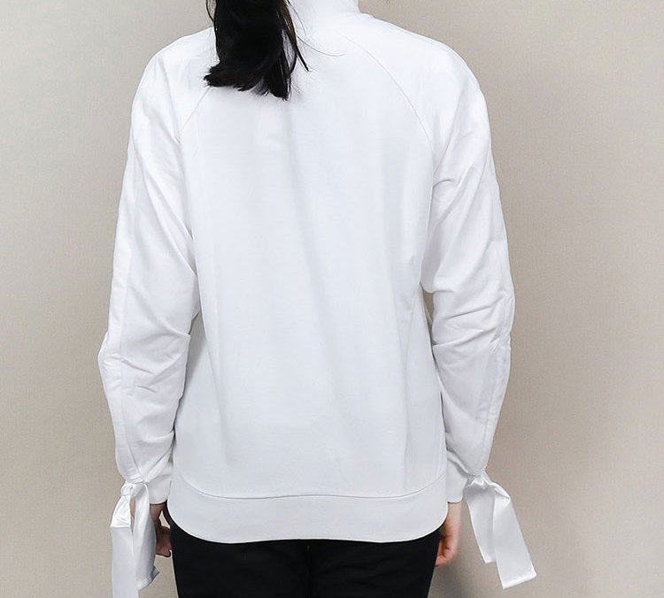 (WMNS) PUMA Cuff Stand Collar Casual Jacket White 850234-02