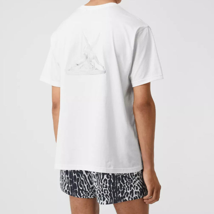 Burberry Cupid Print Cotton Oversized Tee 80243651