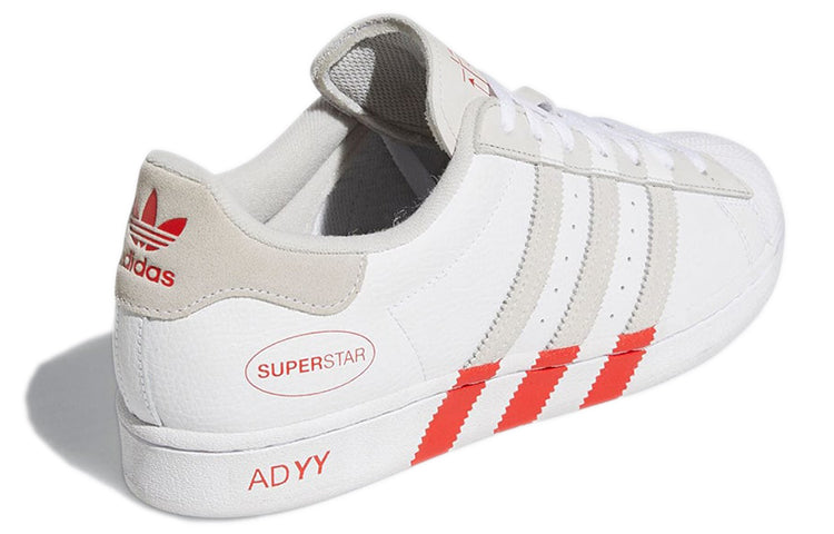 adidas Superstar 'Extended 3-Stripes White Red' GY0995