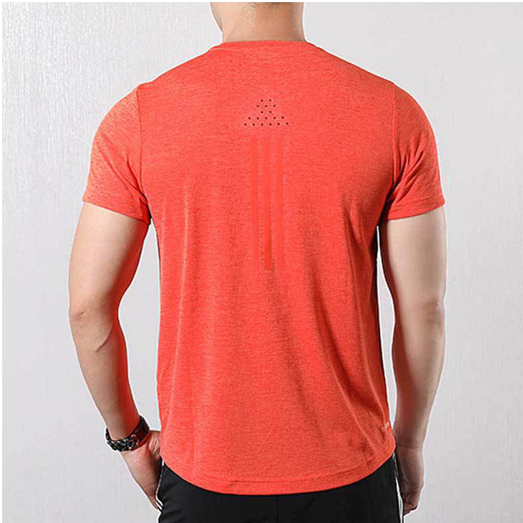 adidas Training Sports Round Neck Short Sleeve Orange EI6387