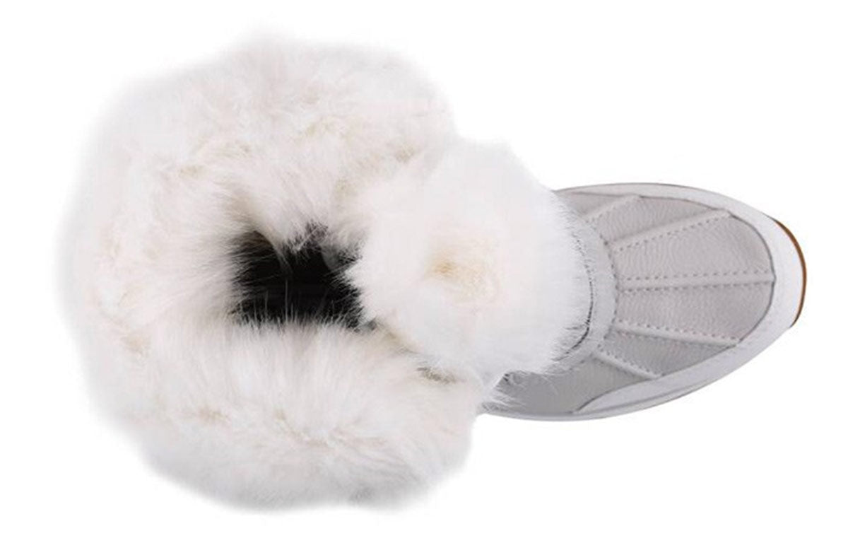 (WMNS) UGG Adirondack Boot III Fluff Fleece Lined White 1103849-WHT